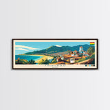 Trinidad, Bolivia Panoramic Travel Poster Canvas Print, Trinidad, Bolivia Painting, Bolivia Art, Trinidad Travel Art, Guest Room Painting