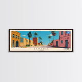 Banadir, Somalia Panoramic Canvas Print, Banadir, Somalia Painting, Somalia Art, Banadir Travel Poster, Travel Art, Living Room Painting