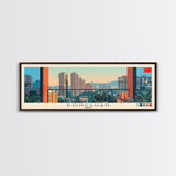 Dongguan, China Panoramic Canvas Print, Dongguan, China Painting, China Art, Dongguan Travel Poster, Travel Art, Guest Room Painting