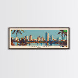 Guarulhos, Brazil Panoramic Canvas Print, Guarulhos, Brazil Painting, Brazil Art, Guarulhos Travel Poster, Travel Art, Guest Room Painting