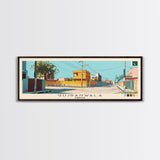 Gujranwala, Pakistan Panoramic Canvas Print, Gujranwala, Pakistan Painting, Pakistan Art, Gujranwala Travel Poster, Travel Art, Housewarming Gift