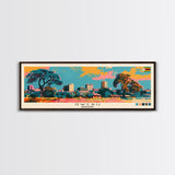 Gweru, Zimbabwe Panoramic Canvas Print, Gweru, Zimbabwe Painting, Zimbabwe Art, Gweru Travel Poster, Travel Art, Guest Room Painting