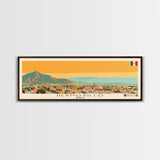 Hermosillo, Mexico Panoramic Canvas Print, Hermosillo, Mexico Painting, Mexico Art, Hermosillo Travel Poster, Travel Art, Living Room Painting