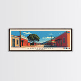 Krugersdorp, South Africa Panoramic Canvas Print, Krugersdorp, South Africa Painting, South Africa Art, Krugersdorp Travel Poster, Travel Art, Guest Room Painting