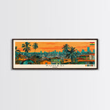 Kumasi, Ghana Panoramic Canvas Print, Kumasi, Ghana Painting, Ghana Art, Kumasi Travel Poster, Travel Art, Living Room Painting