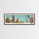 La Florida, Chile Panoramic Canvas Print, La Florida, Chile Painting, Chile Art, La Florida Travel Poster, Travel Art, Guest Room Painting