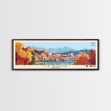 La Rioja, Argentina Panoramic Canvas Print, La Rioja, Argentina Painting, Argentina Art, La Rioja Travel Poster, Travel Art, Guest Room Painting