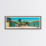 Lobito, Angola Panoramic Canvas Print, Lobito, Angola Painting, Angola Art, Lobito Travel Poster, Travel Art, Living Room Painting