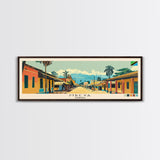 Mbeya, Tanzania Panoramic Canvas Print, Mbeya, Tanzania Painting, Tanzania Art, Mbeya Travel Poster, Travel Art, Living Room Painting