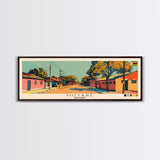 Mutare, Zimbabwe Panoramic Canvas Print, Mutare, Zimbabwe Painting, Zimbabwe Art, Mutare Travel Poster, Travel Art, Vacation Gift