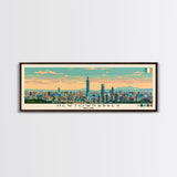 Newtownabbey, Ireland Panoramic Canvas Print, Newtownabbey, Ireland Painting, Ireland Art, Newtownabbey Travel Poster, Travel Art, Guest Room Painting