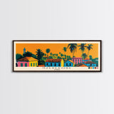 Nzerekore, Guinea Panoramic Canvas Print, Nzerekore, Guinea Painting, Guinea Art, Nzerekore Travel Poster, Travel Art, Vacation Gift