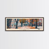 Preston, England Panoramic Canvas Print, Preston, England Painting, England Art, Preston Travel Poster, Travel Art, Guest Room Painting