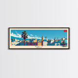 Sale, Morocco Panoramic Canvas Print, Sale, Morocco Painting, Morocco Art, Sale Travel Poster, Travel Art, Vacation Gift