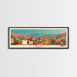 Salta, Argentina Panoramic Canvas Print, Salta, Argentina Painting, Argentina Art, Salta Travel Poster, Travel Art, Living Room Painting