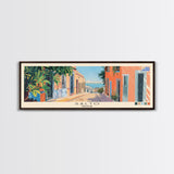 Salto, Uruguay Panoramic Canvas Print, Salto, Uruguay Painting, Uruguay Art, Salto Travel Poster, Travel Art, Guest Room Painting