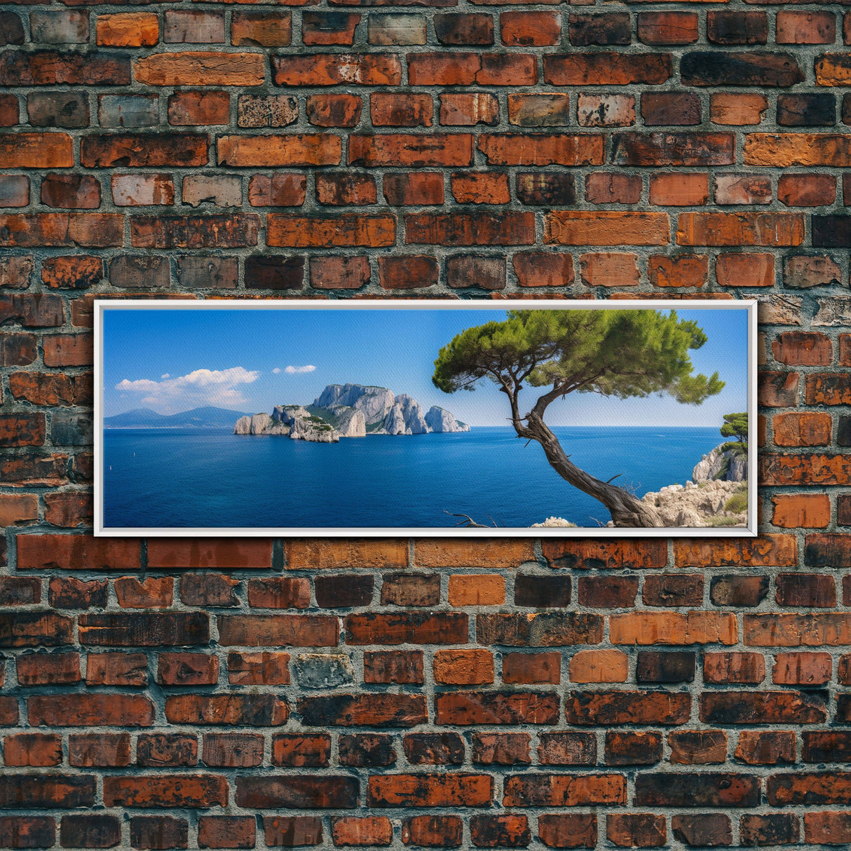 Panoramic of the Italian Coast, Italy Art, Extra Large Wall Art, Panoramic Wall Art, Panoramic Print, Landscape Photography, Landscape Print