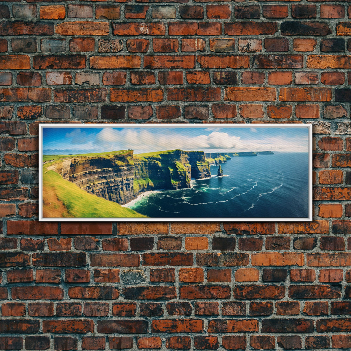 Panoramic of the Cliffs Of Moher Ireland, Extra Large Wall Art, Panoramic Wall Art, Panoramic Print, Landscape Photography, Landscape Print