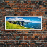 Panoramic of the Cliffs Of Moher Ireland, Extra Large Wall Art, Panoramic Wall Art, Panoramic Print, Landscape Photography, Landscape Print