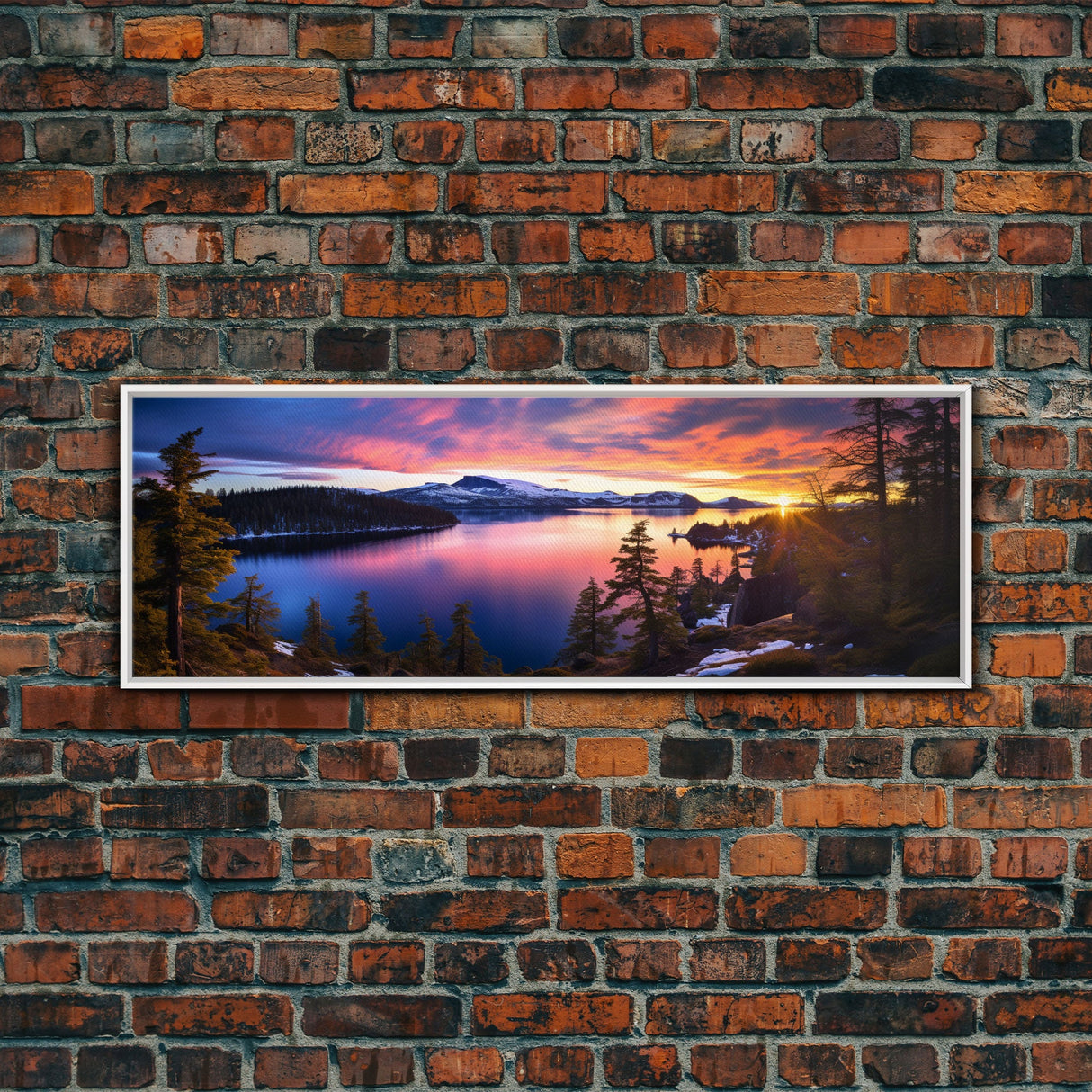 Panoramic of Crater Lake National Park, Extra Large Wall Art, Panoramic Wall Art, Panoramic Print, Landscape Photography, Landscape Print