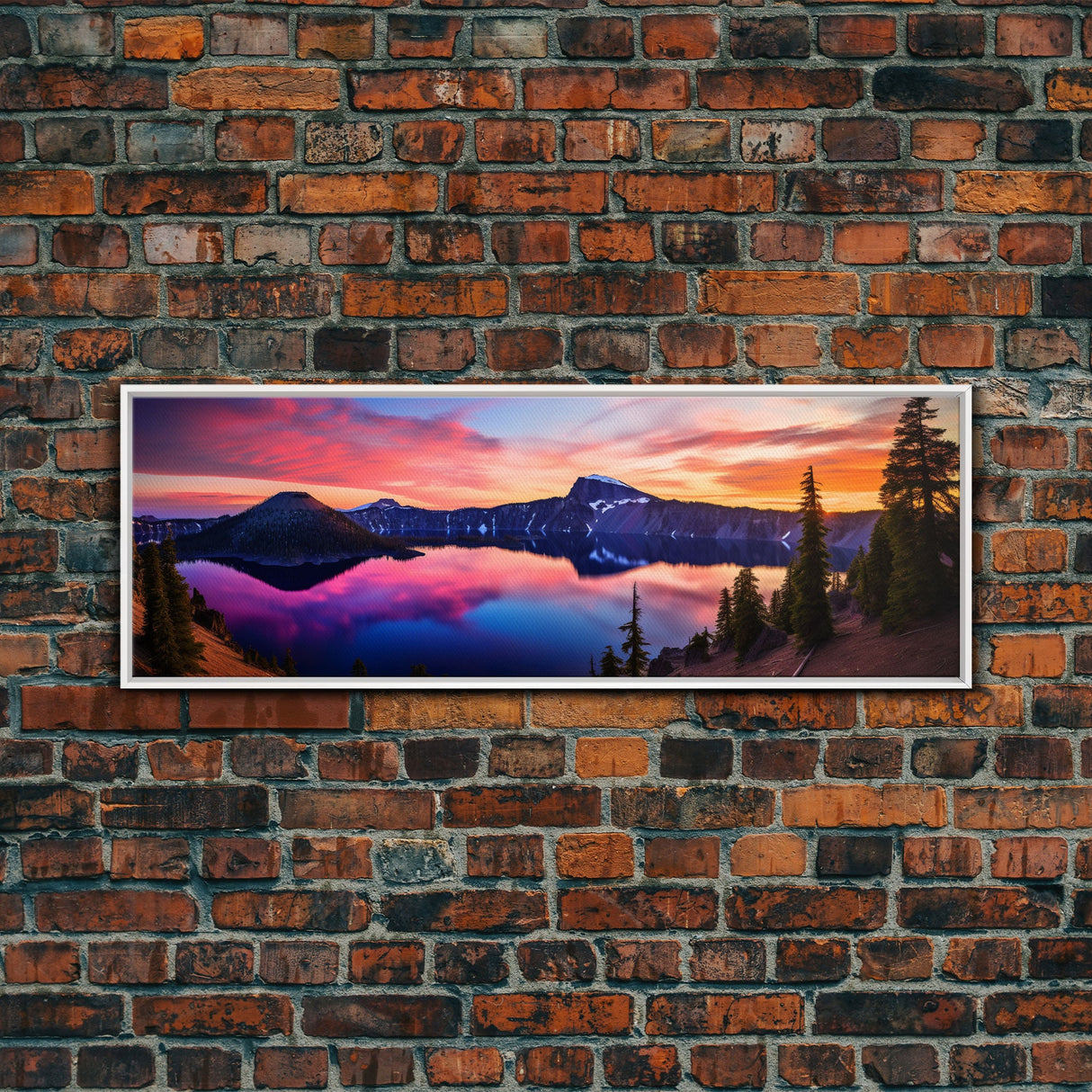 Panoramic of Crater Lake National Park, Extra Large Wall Art, Panoramic Wall Art, Panoramic Print, Landscape Photography, Landscape Print