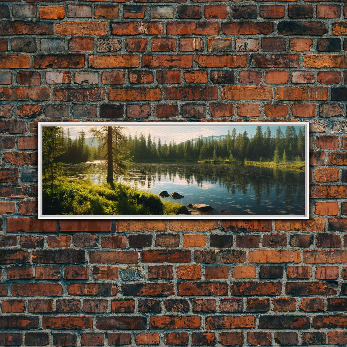 Panoramic of Finnish Lapland In Summer, Extra Large Wall Art, Panoramic Wall Art, Panoramic Print, Landscape Photography, Landscape Print