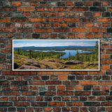 Panoramic of Finnish Lapland In Summer, Extra Large Wall Art, Panoramic Wall Art, Panoramic Print, Landscape Photography, Landscape Print