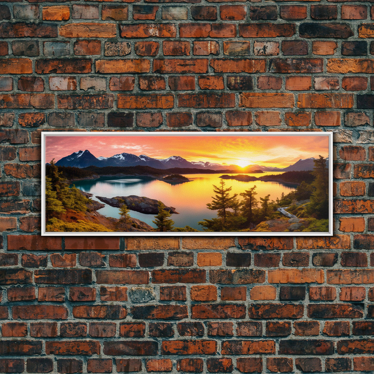 Panoramic of Glacier Bay National Park , Extra Large Wall Art, Panoramic Wall Art, Panoramic Landscape Print, Landscape Photography