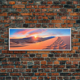 Panoramic of Great Sand Dunes National Park, Extra Large Wall Art, Panoramic Wall Art, Panoramic Landscape Print, Landscape Photography