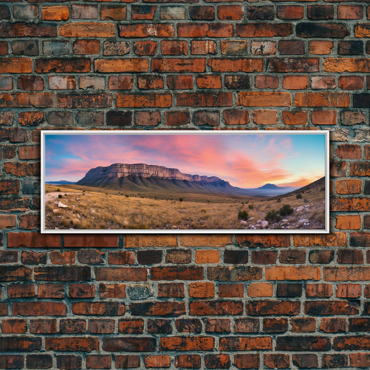 Panoramic of Guadalupe Mountains National Park, Extra Large Wall Art, Panoramic Wall Art, Panoramic Landscape Print, Landscape Photography