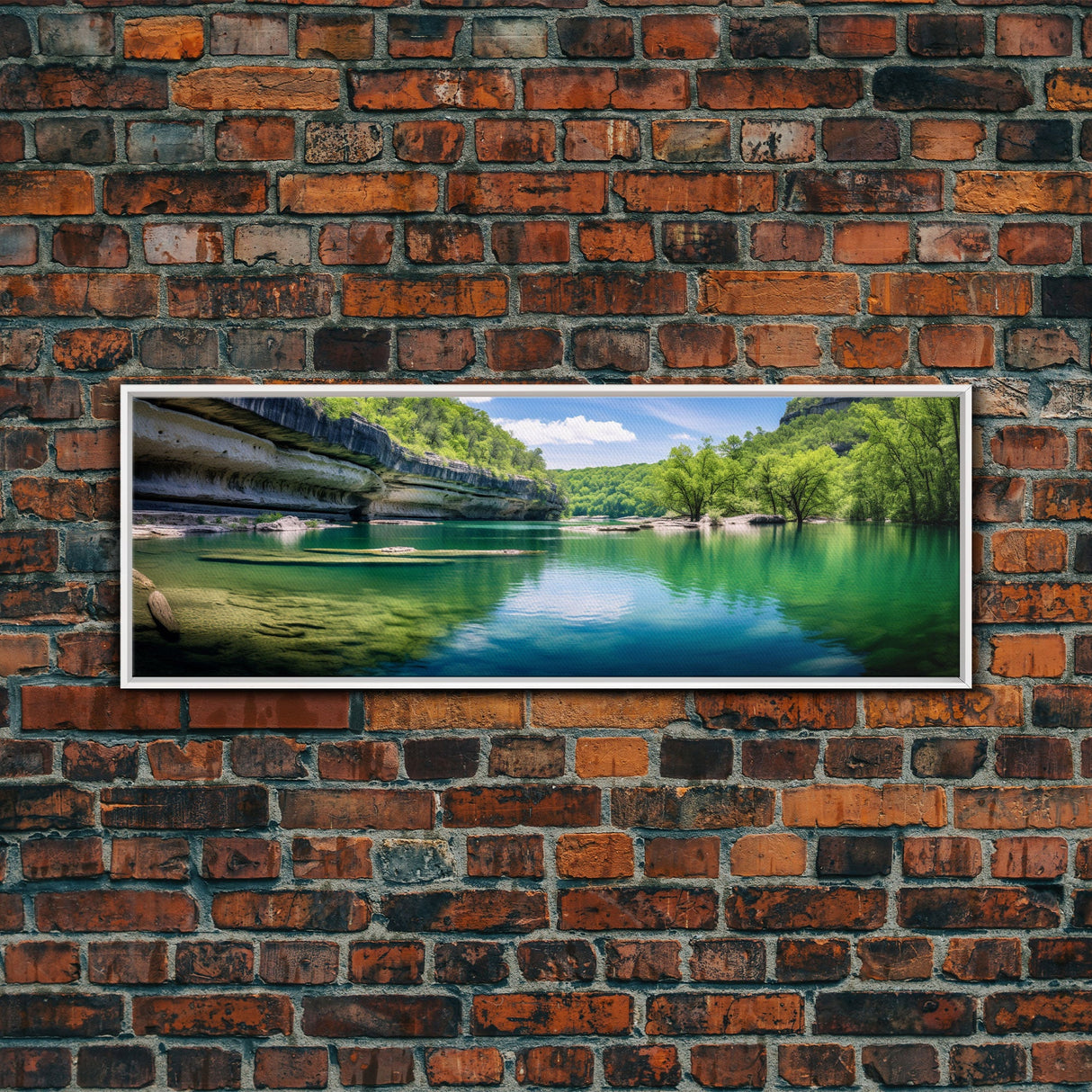 Panoramic of Hamilton Pool Texas, Extra Large Wall Art, Panoramic Wall Art, Panoramic Landscape Print, Landscape Photography