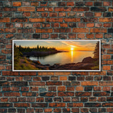 Panoramic Print of Isle Royale National Park, Extra Large Wall Art, Panoramic Wall Art, Panoramic Landscape Print, Landscape Photography