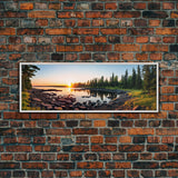 Panoramic of Isle Royale National Park, Extra Large Wall Art, Panoramic Wall Art, Panoramic Print, Landscape Photography Landscape