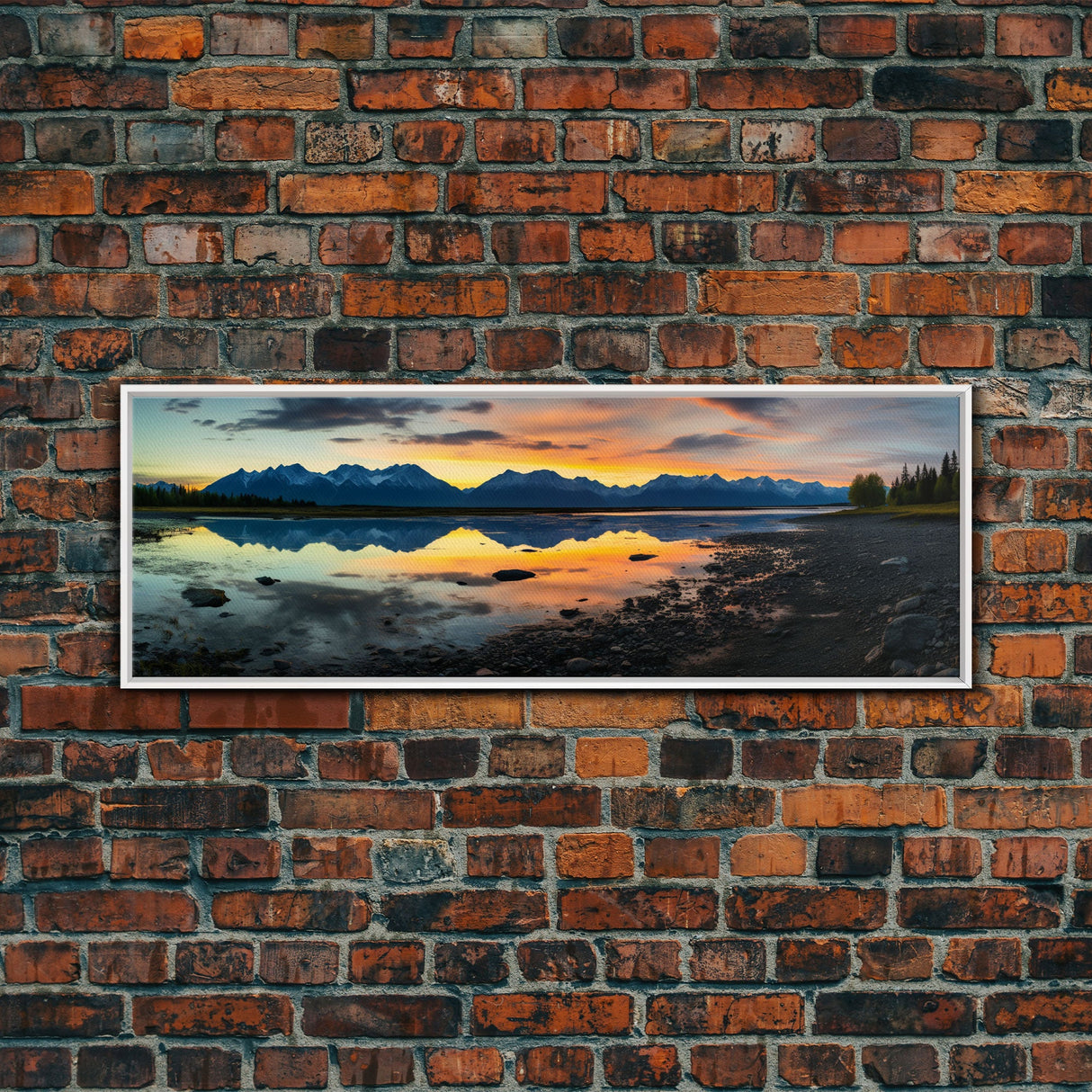 Panoramic Print of Lake Clark National Park, Extra Large Wall Art, Panoramic Wall Art, Panoramic Landscape Print, Landscape Photography