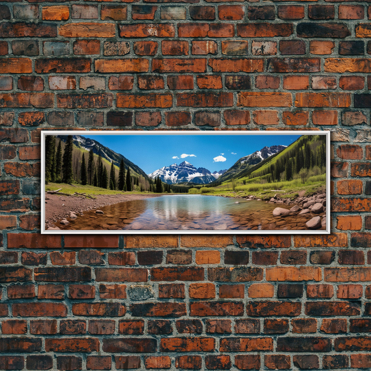 Panoramic Print of Maroon Bells Aspen Colorado Extra Large Wall Art, Panoramic Wall Art, Panoramic Landscape Print, Landscape Photography