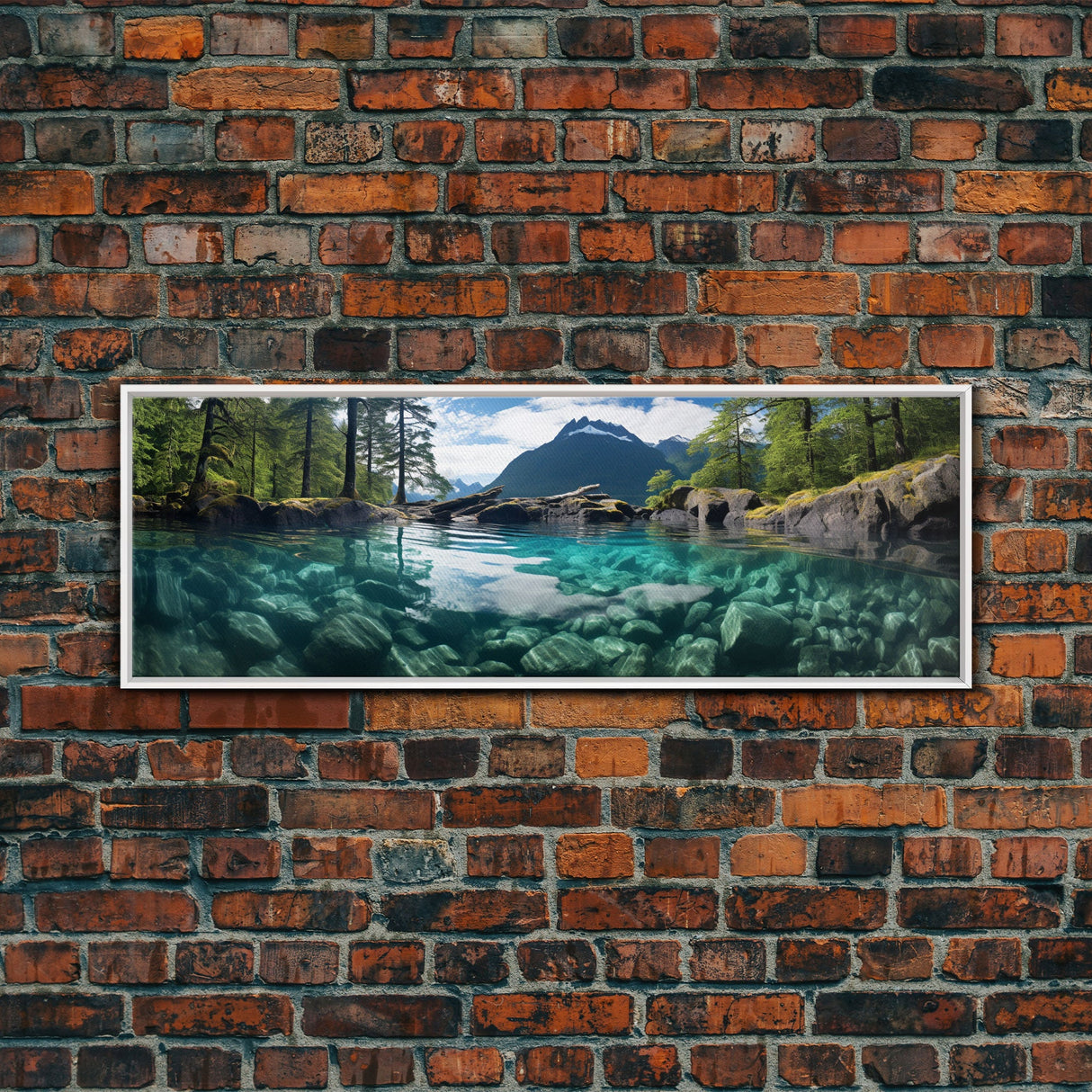 Panoramic Print of Mendenhall Glacier Extra Large Wall Art, Panoramic Wall Art, Panoramic Landscape Print, Landscape Photography