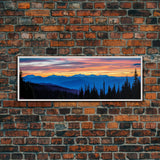 Panoramic Print of Olympic National Park Extra Large Wall Art, Panoramic Wall Art, Panoramic Landscape Print, Landscape Photography