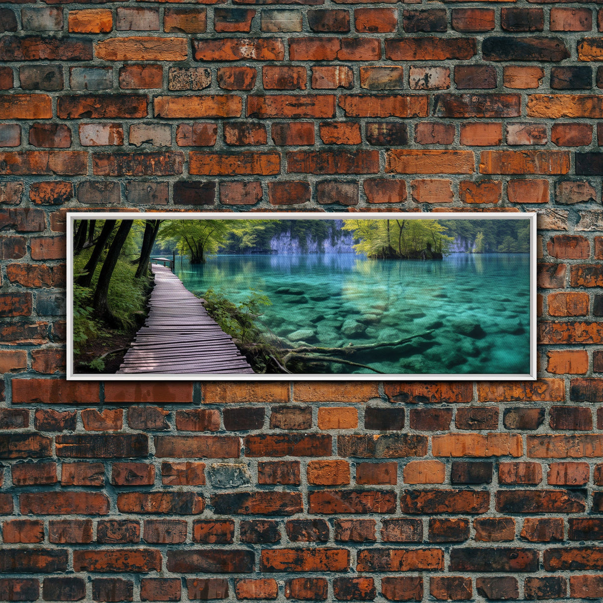 Panoramic Print of Plitvice Lakes Park Croatia Extra Large Wall Art, Panoramic Wall Art, Panoramic Landscape Print, Landscape Photography