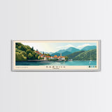 Bačvice, Croatia Panoramic Print, Vacation Gift, Croatia Wall Art, Beach Painting, Beach Decor, Beach Or Lakehouse Art