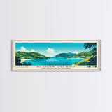 Bequia Island, Saint Vincent and the Grenadines Panoramic Print, Vacation Gift, Saint Vincent and the Grenadines Wall Art, Vacation Wall Art, Vacatation Memories, Beach Decor, Beach Or Lakehouse Art