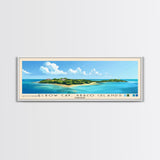 Elbow Cay, Abaco Islands, Bahamas Panoramic Print, Vacation Gift, Bahamas Wall Art, Beach Painting, Beach Decor, Beach Or Lakehouse Art