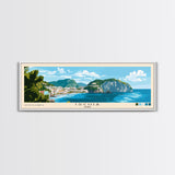 Ischia, Italy Panoramic Print, Vacation Gift, Italy Wall Art, Beach Painting, Beach Decor, Beach Or Lakehouse Art