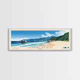 Isshiki Beach, Japan Panoramic Beach Print, Vacation Gift, Japan Wall Art, Framed Canvas Print, Framed Beach Painting