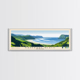 Karekare Beach, New Zealand Panoramic Print, Vacation Gift, New Zealand Wall Art, Beach Painting, Beach Decor, Large Wall Art, Wood Frame Art