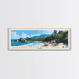 Parque Nacional Natural Tayrona, Colombia Panoramic Print, Vacation Gift, Colombia Wall Art, Beach Painting, Beach Decor, Beach Or Lakehouse Art