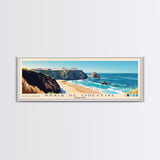 Praia de Odeceixe, Portugal Panoramic Print, Vacation Gift, Portugal Wall Art, Beach Painting, Beach Decor, Beach Or Lakehouse Art