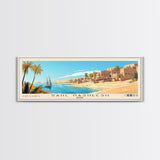 Sahl Hasheesh, Egypt Panoramic Beach Print, Vacation Gift, Egypt Wall Art, Beach Painting, Beach Decor, Beach Painting