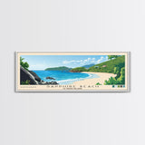 Sapphire Beach, US Virgin islands Panoramic Print, Vacation Gift, US Virgin islands Wall Art, Vacation Wall Art, Vacatation Memories, Beach Decor, Beach Or Lakehouse Art