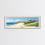 Sylt, Germany Panoramic Print, Vacation Gift, Germany Wall Art, Beach Painting, Beach Decor, Beach Or Lakehouse Art