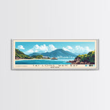 Tai Long Wan Bay, Hong Kong Panoramic Print, Vacation Gift, Hong Kong Wall Art, Beach Painting, Beach Decor, Beach Or Lakehouse Art